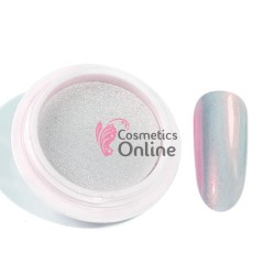 Decor pentru unghii NADP018OO cu pigment sweet Candy Amelie Silver Red
